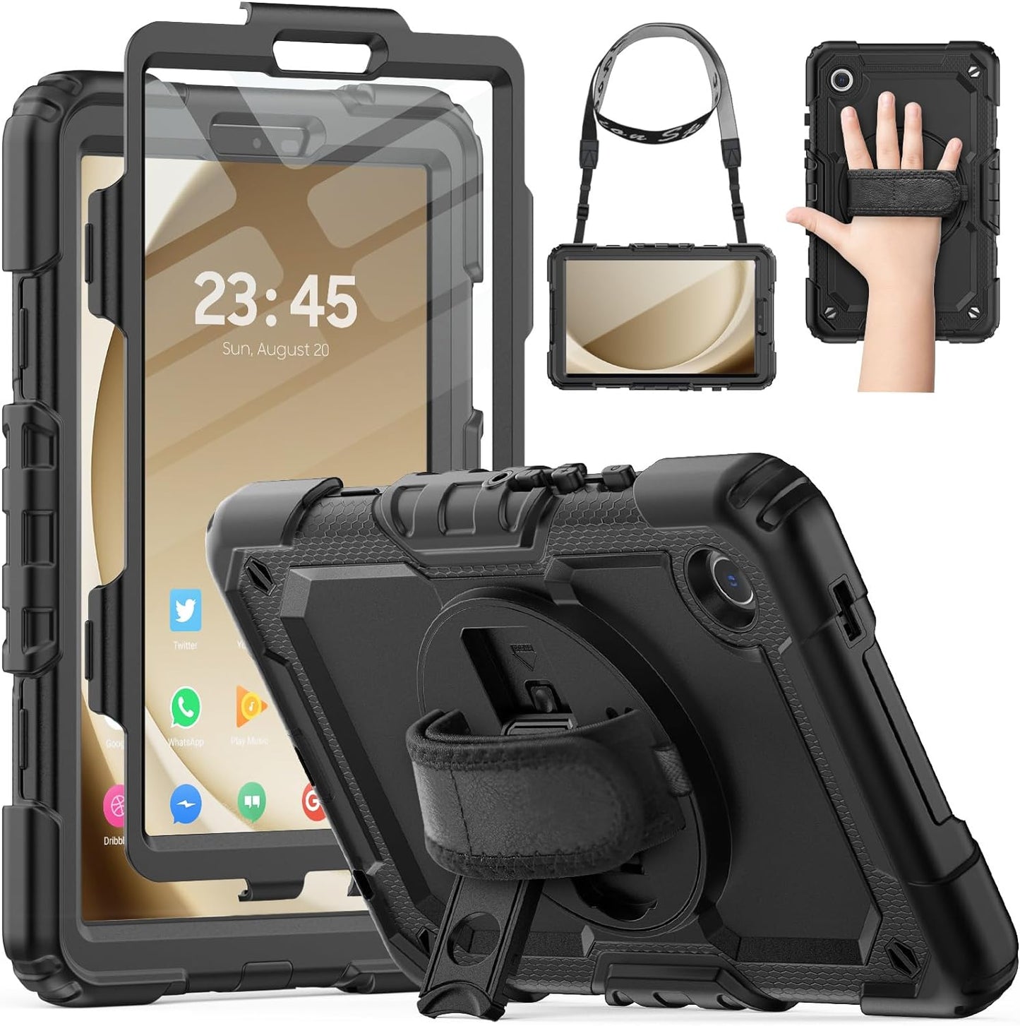 Estuche para Samsung Galaxy Tab A9 de 8.7 resistente a golpes bumper