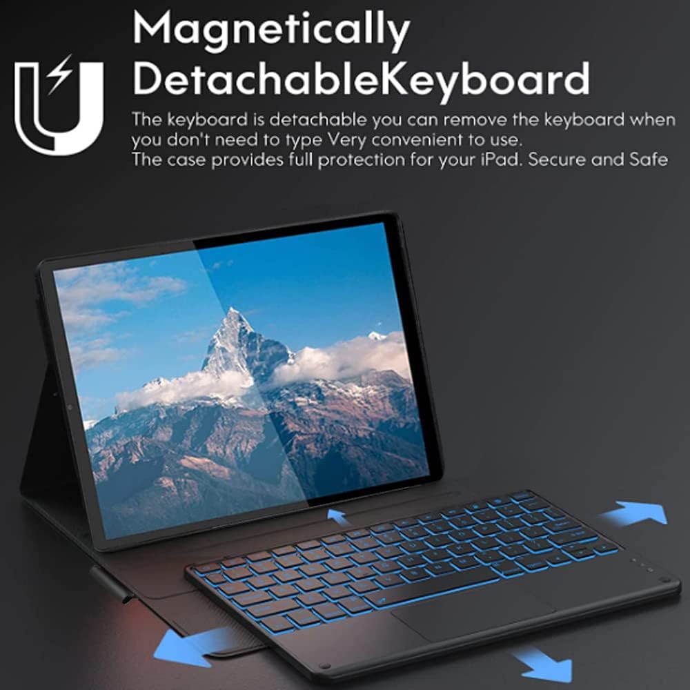 Estuche con teclado TouchPad para Lenovo Tab M10 HD de 10.1 pulgadas 2ª generación