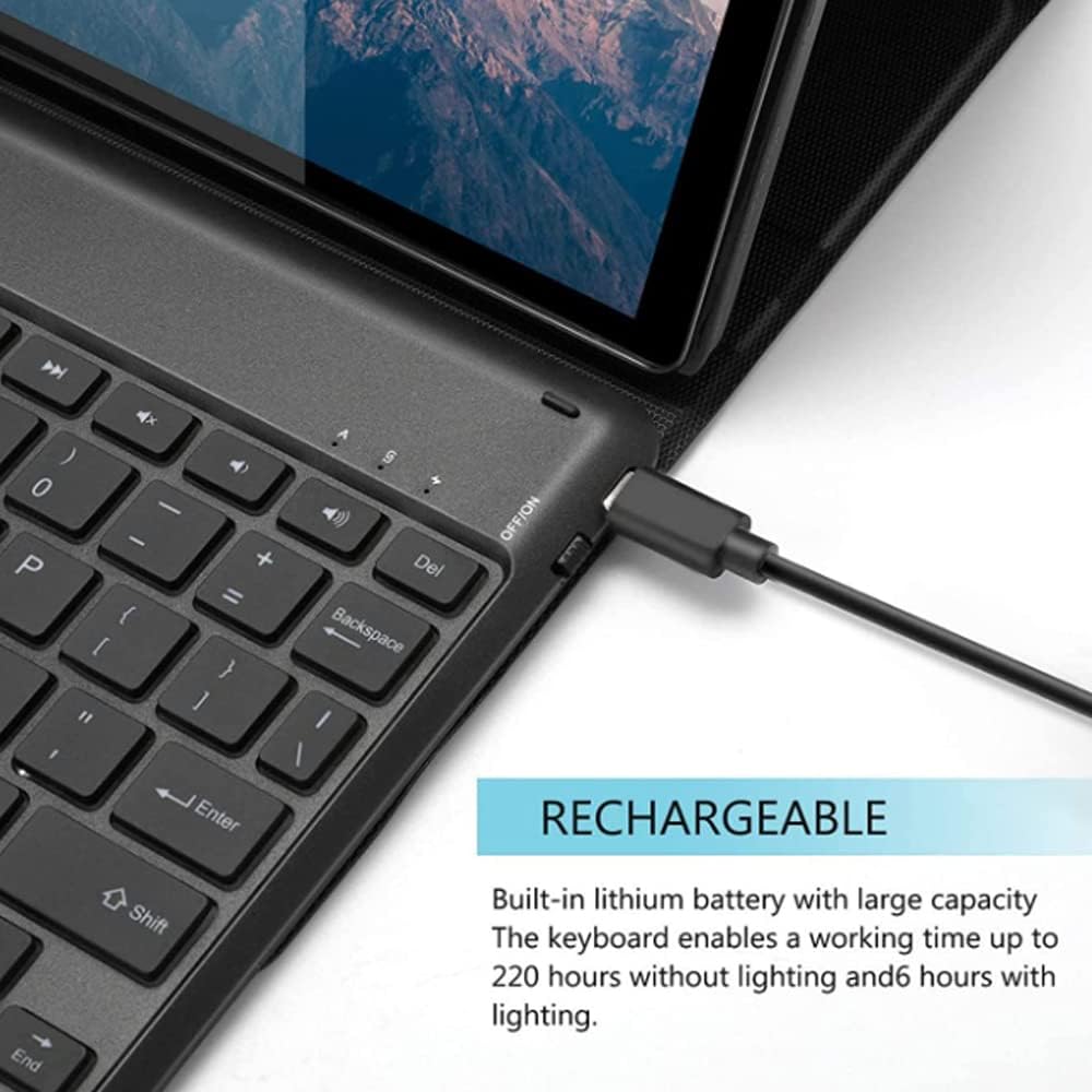 Estuche con teclado TouchPad para Lenovo Tab M10 HD de 10.1 pulgadas 2ª generación