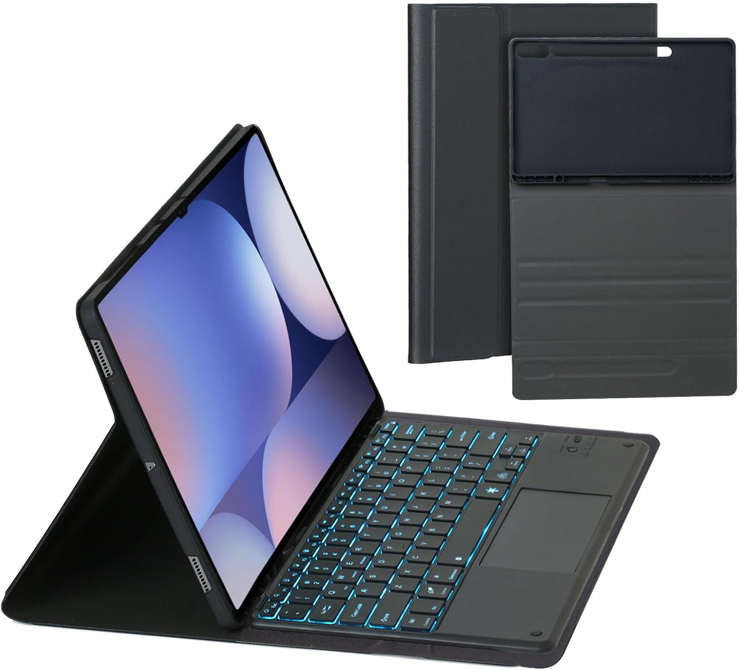 Estuche con teclado para Samsung Galaxy S8 Ultra de 14.6 pulgadas, teclado Bluetooth desmontable con trackpad multitáctil