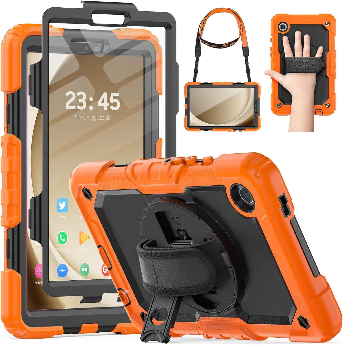 Estuche para Samsung Galaxy Tab A9 de 8.7 resistente a golpes bumper