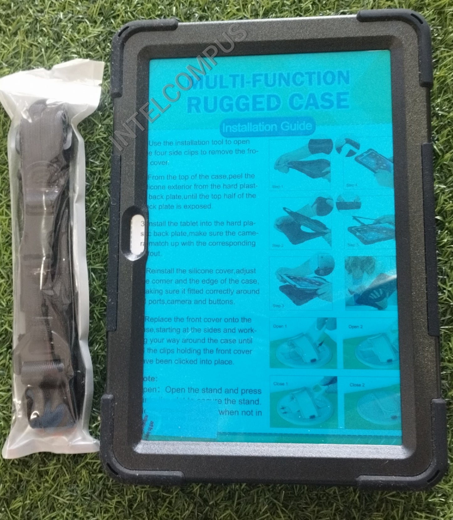 Estuche con correa de mano para Amazon Fire HD 10 2021 a prueba de golpes