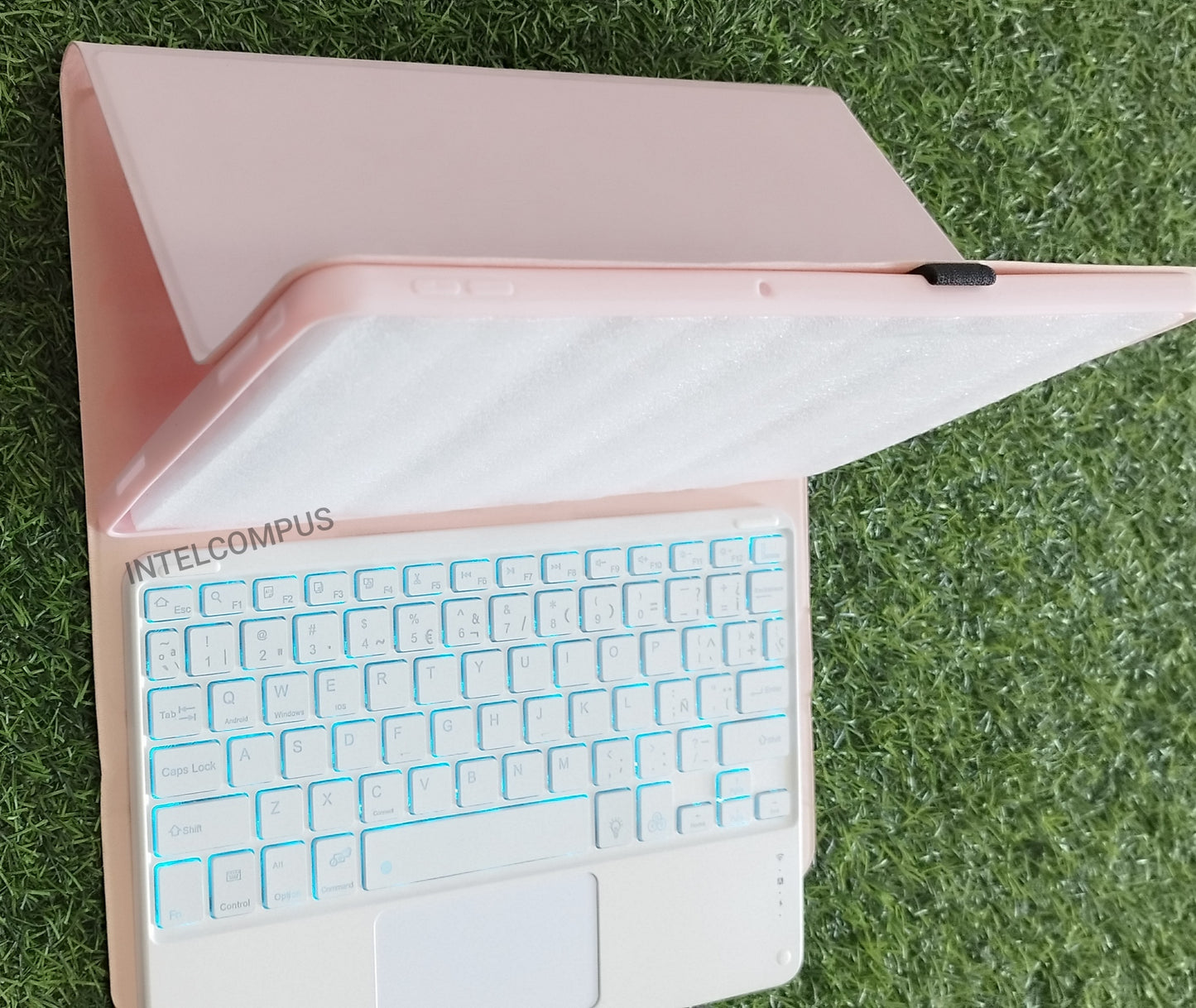 Estuche con teclado para tablet xiaomi pad se 11 pulgadas teclado iluminado