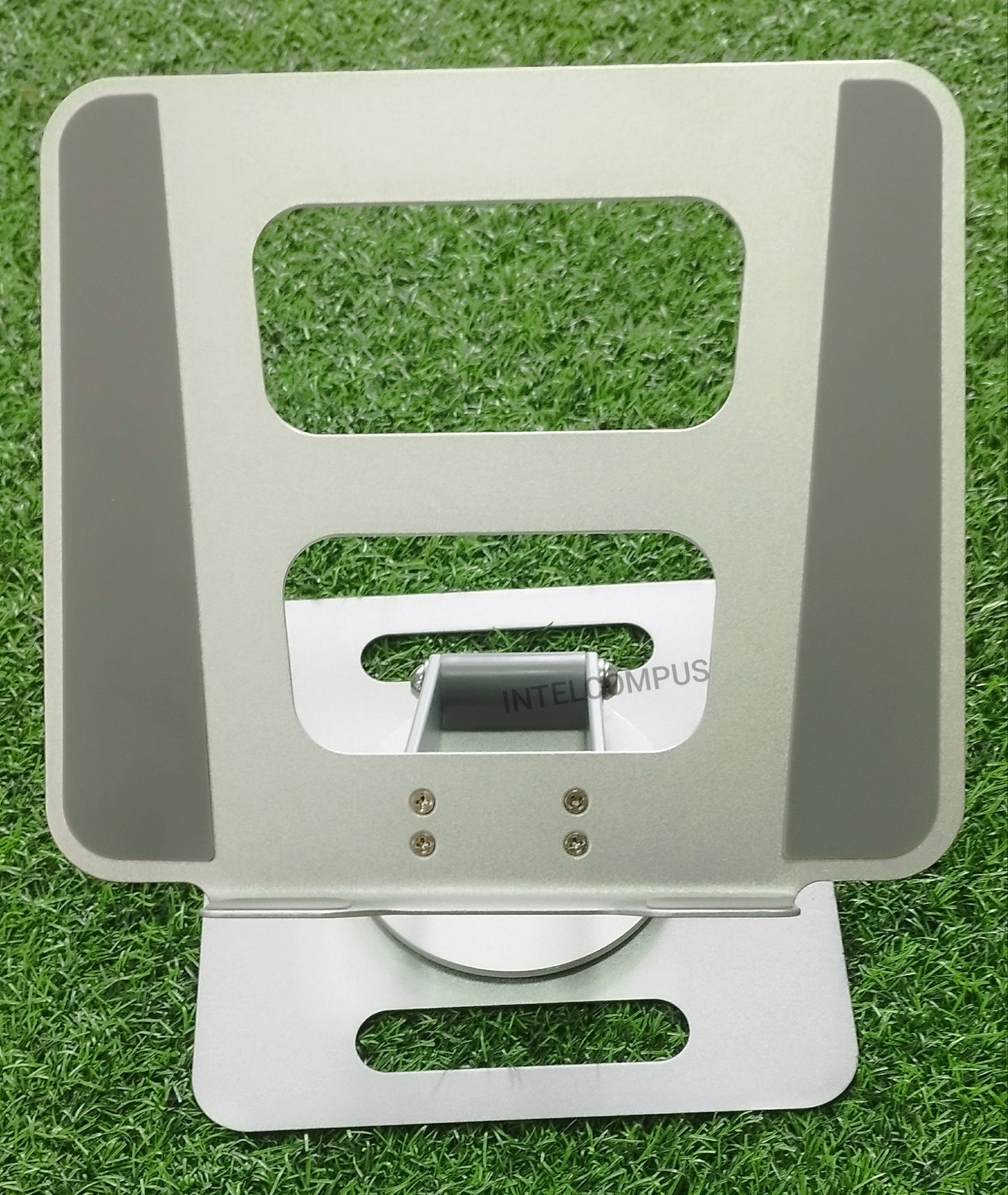 Soporte ajustable para computadora con base giratoria de 360°, elevador ergonómico plegable