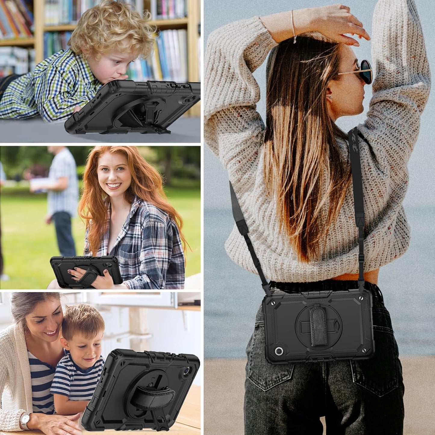 Estuche para Samsung Galaxy Tab A9 de 8.7 resistente a golpes bumper