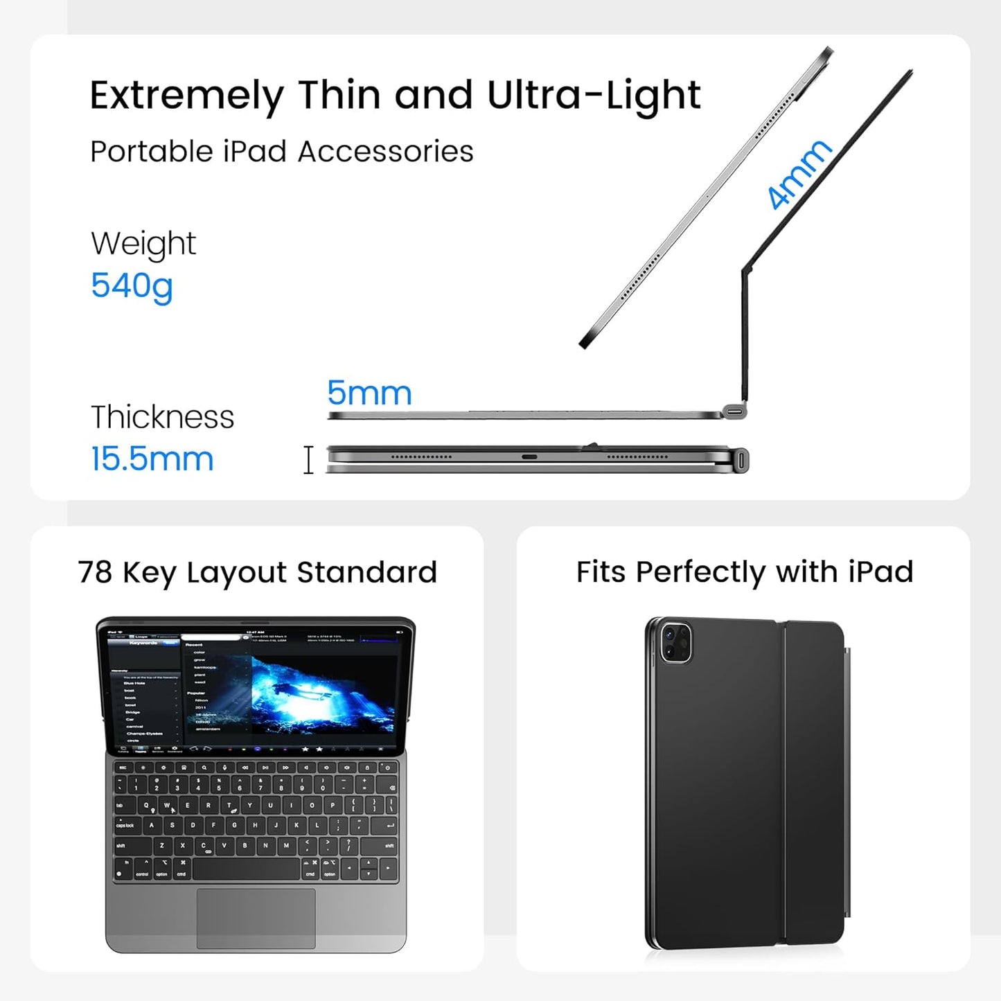 Magic keyboard iPad Pro de 11 M4 pulgadas