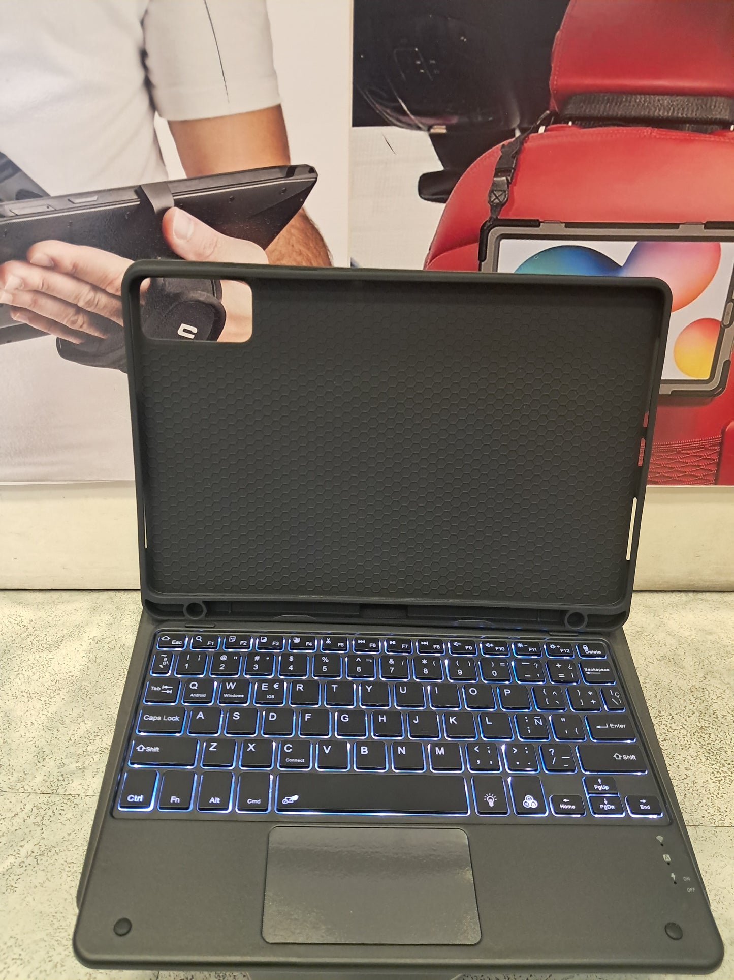 Estuche con teclado redmi pad 2 11 pulgasdas