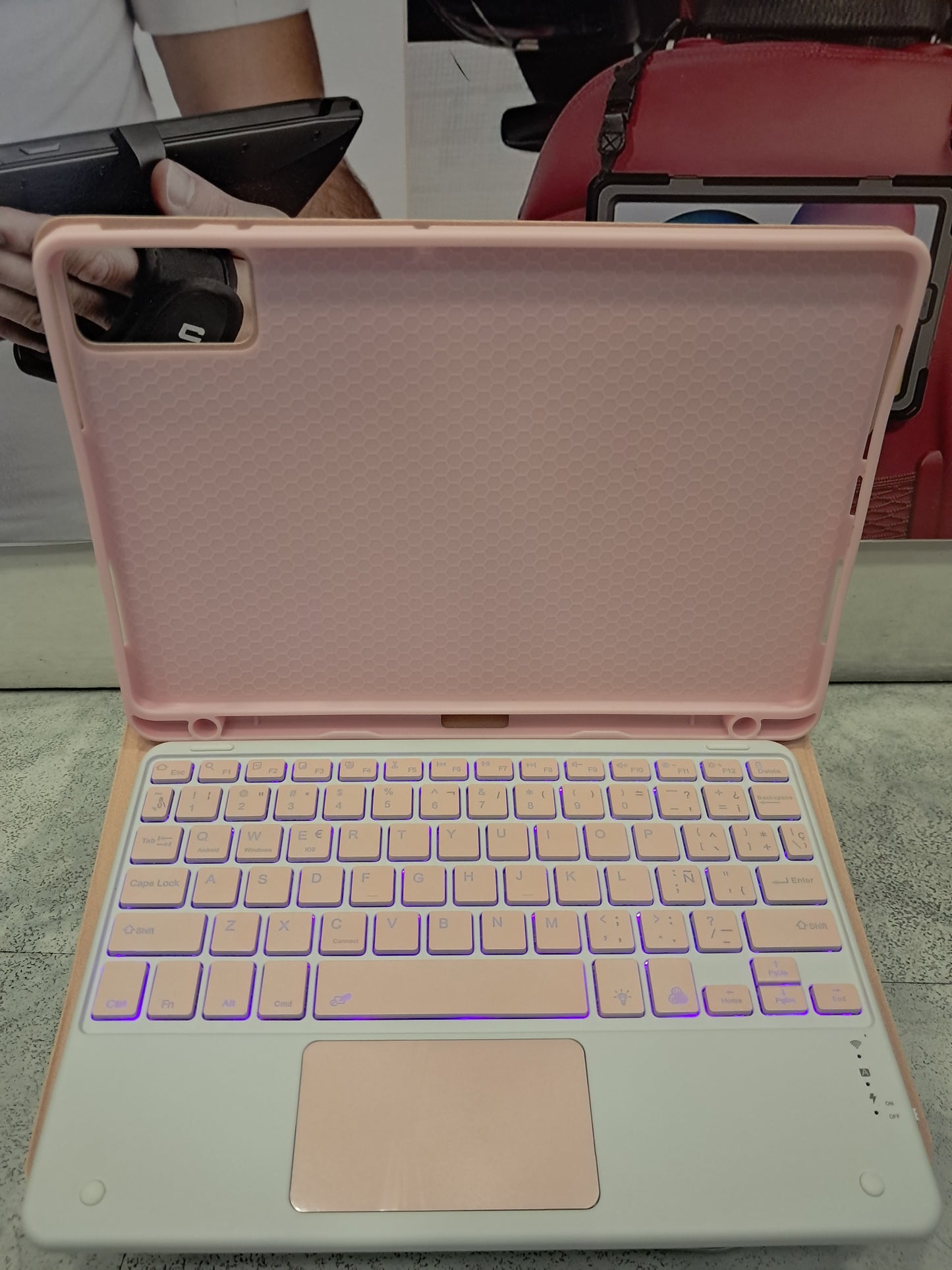Estuche con teclado redmi pad 2 11 pulgasdas