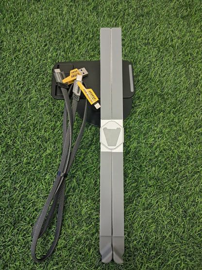 Soporte portatil plegable de aluminio ajustable para computadora portátil con estación de acoplamiento
