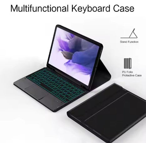 Estuche con teclado Trackpad para Samsung-Galaxy-Tab S8 S7 de 11 pulgadas  case