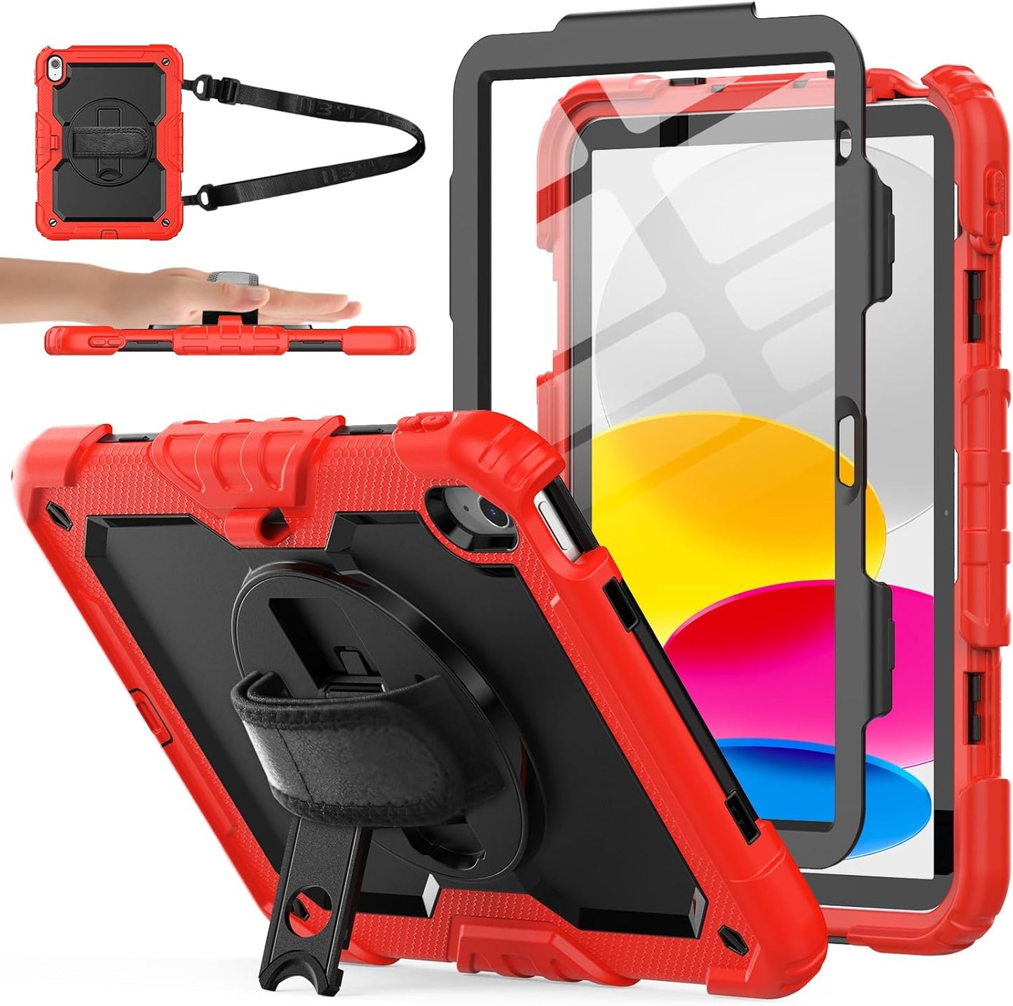 Estuche protectora resistente para iPad decima generacion 10.9 pulgadas