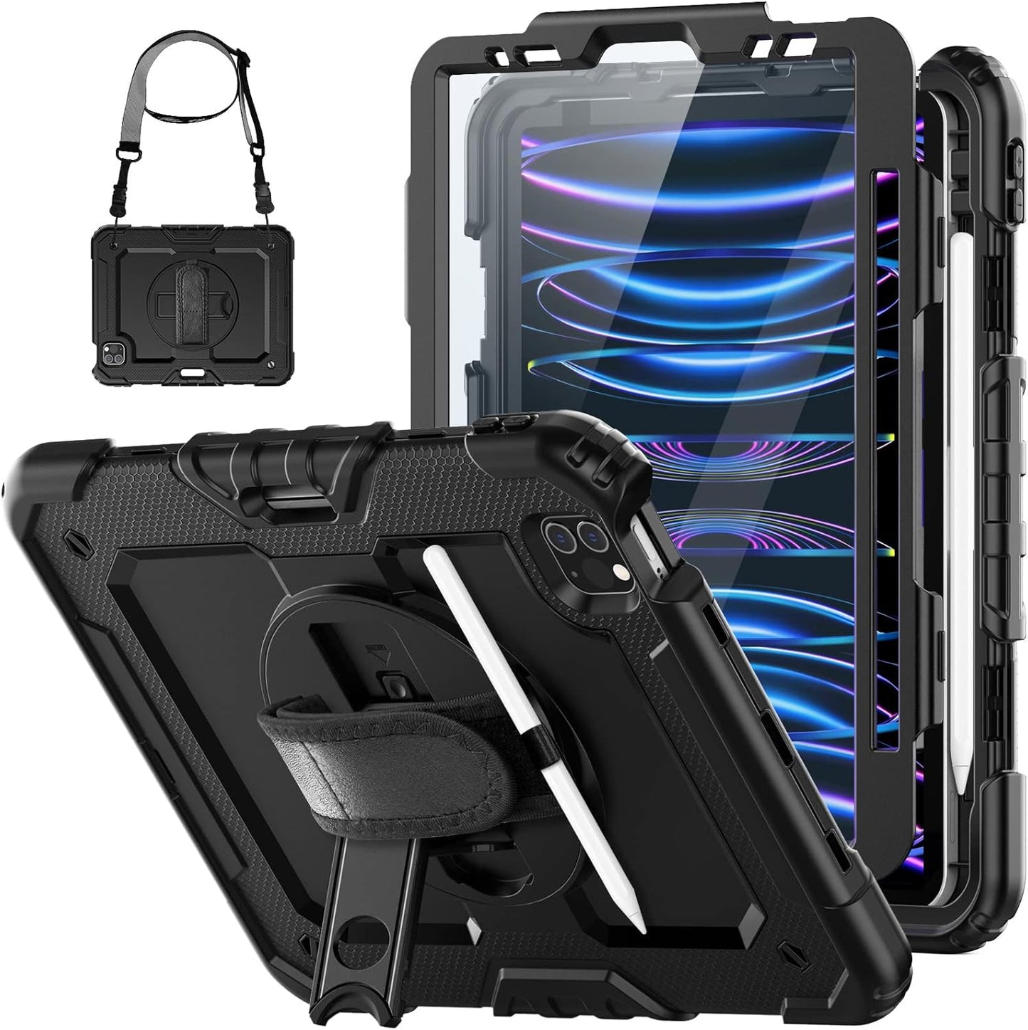 Estuche Ruger para iPad Pro de 11 pulgadas air 4 air 5 Estuche antigolpes