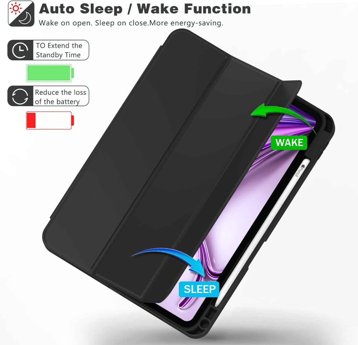 Smart case para iPad Air de 13 pulgadas M2