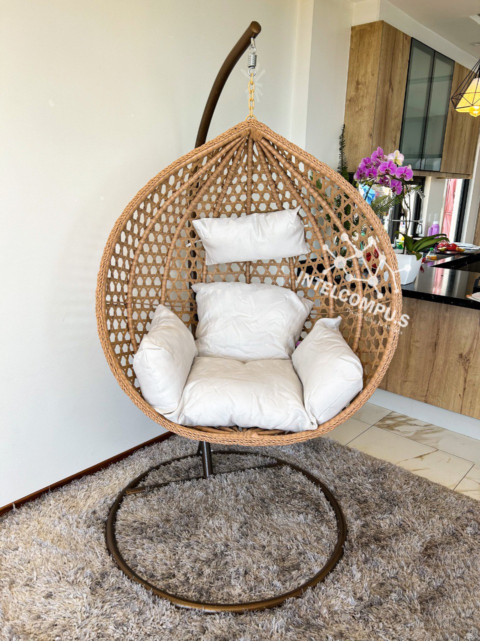 SILLA COLGANTE HUEVITO RATAN