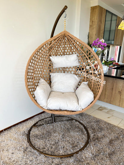 SILLA COLGANTE HUEVITO RATAN