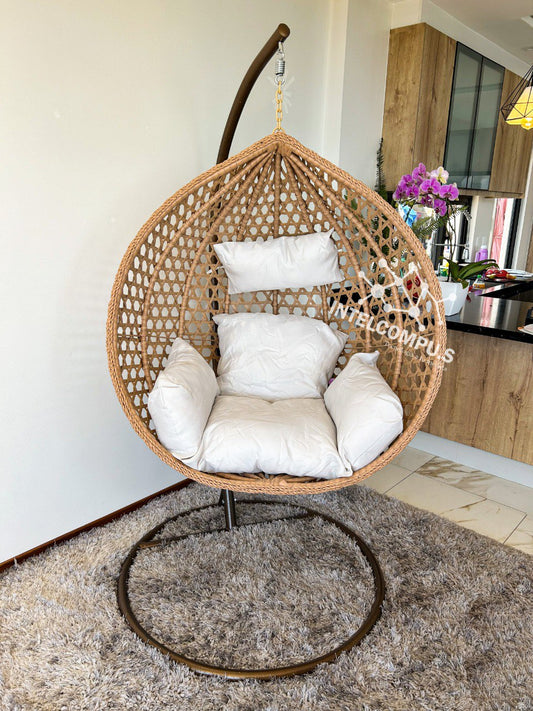 SILLA COLGANTE HUEVITO RATAN