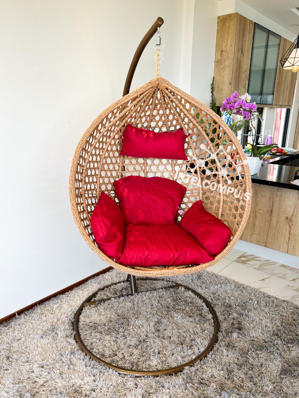 SILLA COLGANTE HUEVITO RATAN