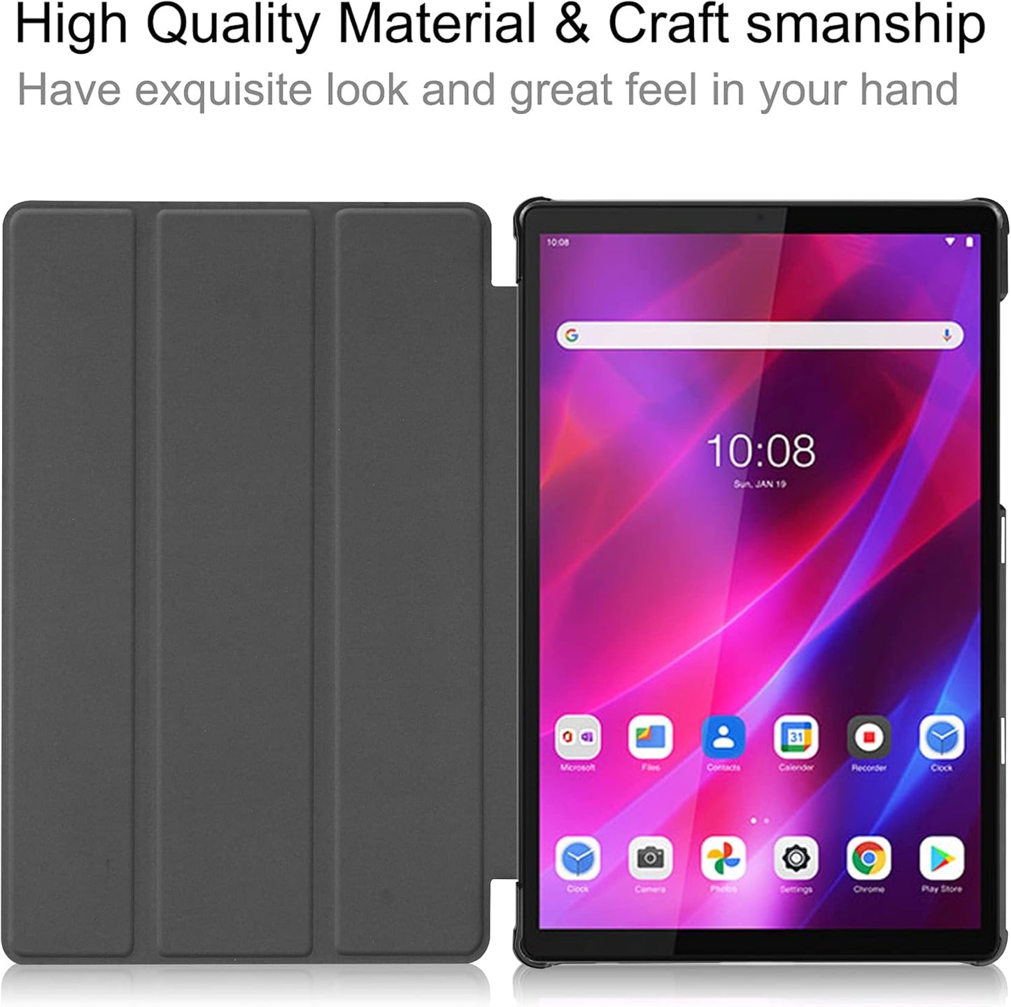Smart cover para tablet Lenovo Tab K10/M10 Plus de 10,3"