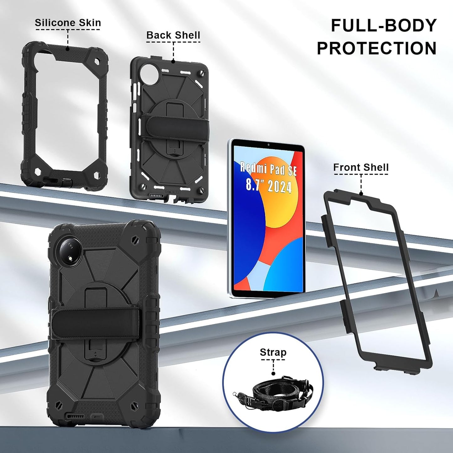 Estuche para Xiaomi Redmi Pad SE 8.7  Bumper