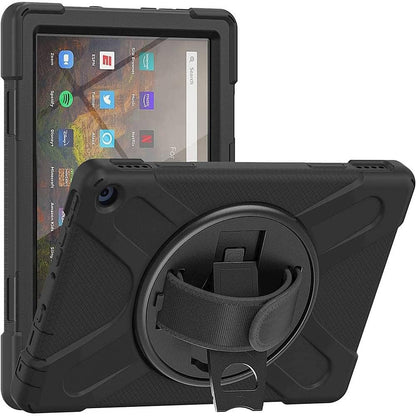 Estuche con correa de mano para Amazon Fire HD 10 2021 a prueba de golpes