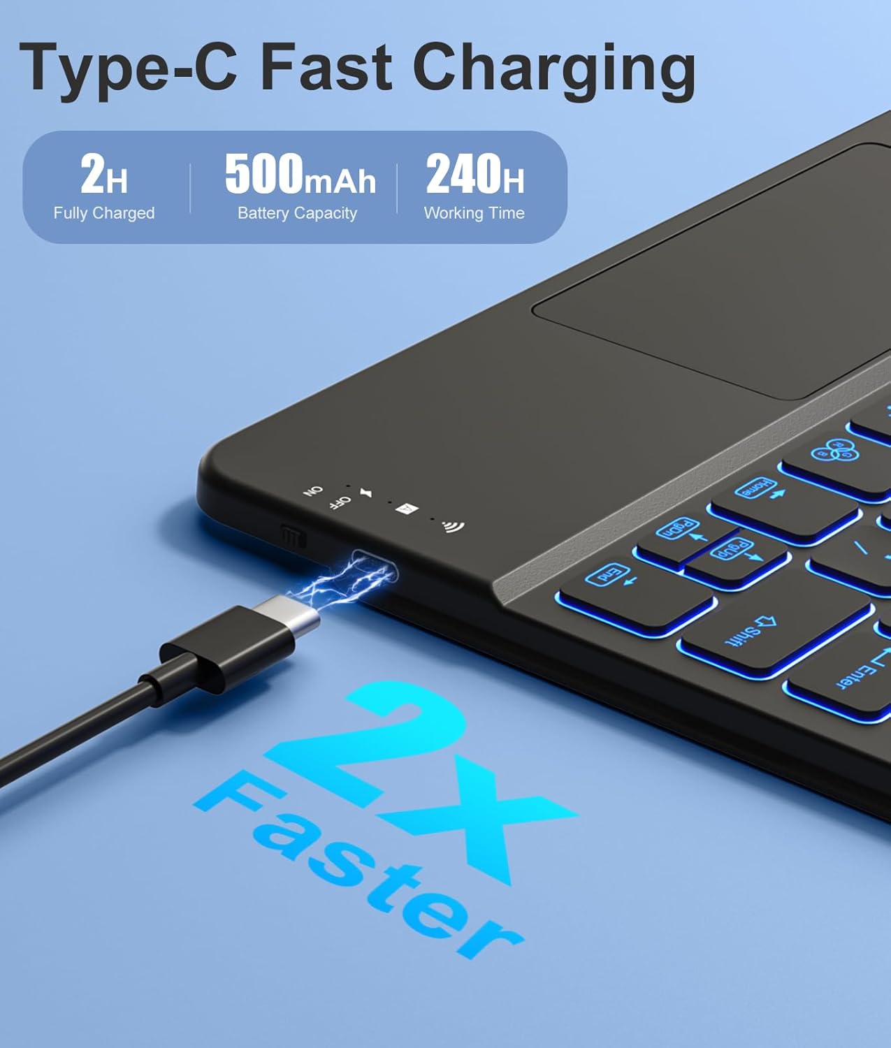 Estuche con teclado para iPad Pro de 11 pulgadas M4