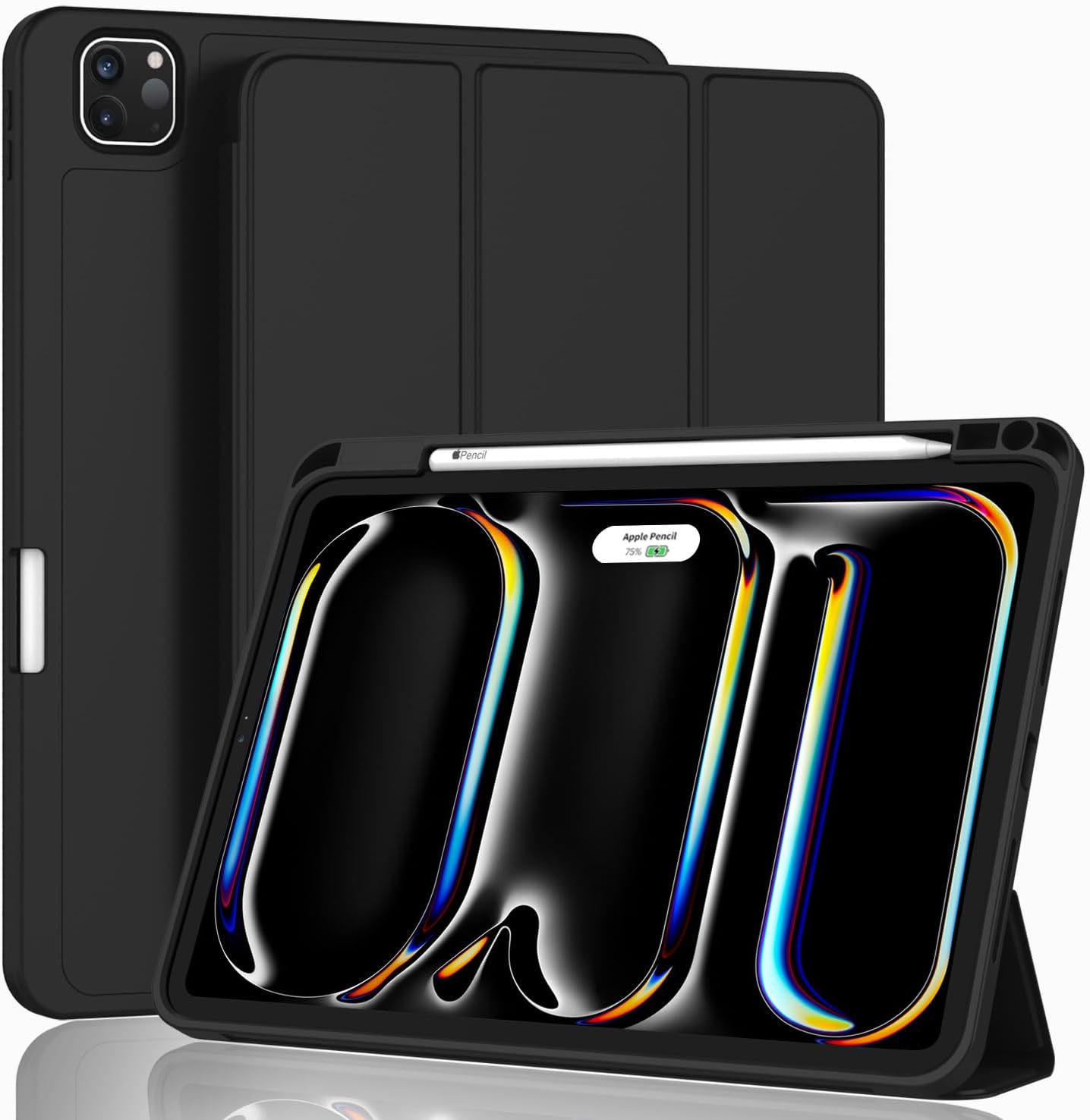 Estuche para iPad Pro 2024 de 11 pulgadas M4 con soporte para lápices