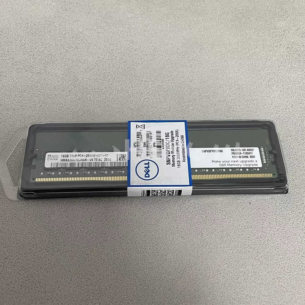 Memoria RAM DELL 16 GB  2Rx8 DDR4 UDIMM 2666 MT/s ECC